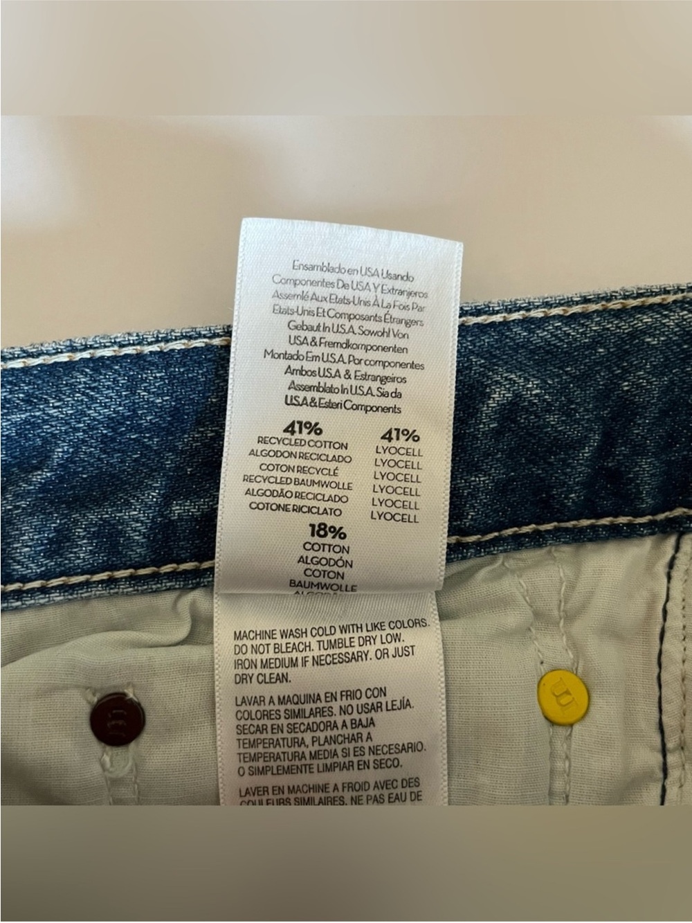 Mother Jeans SNACKS The Lemon Twist Wide Leg Jeans/ Rolling in The Dough/ 27 NWT - Picture 7 of 15